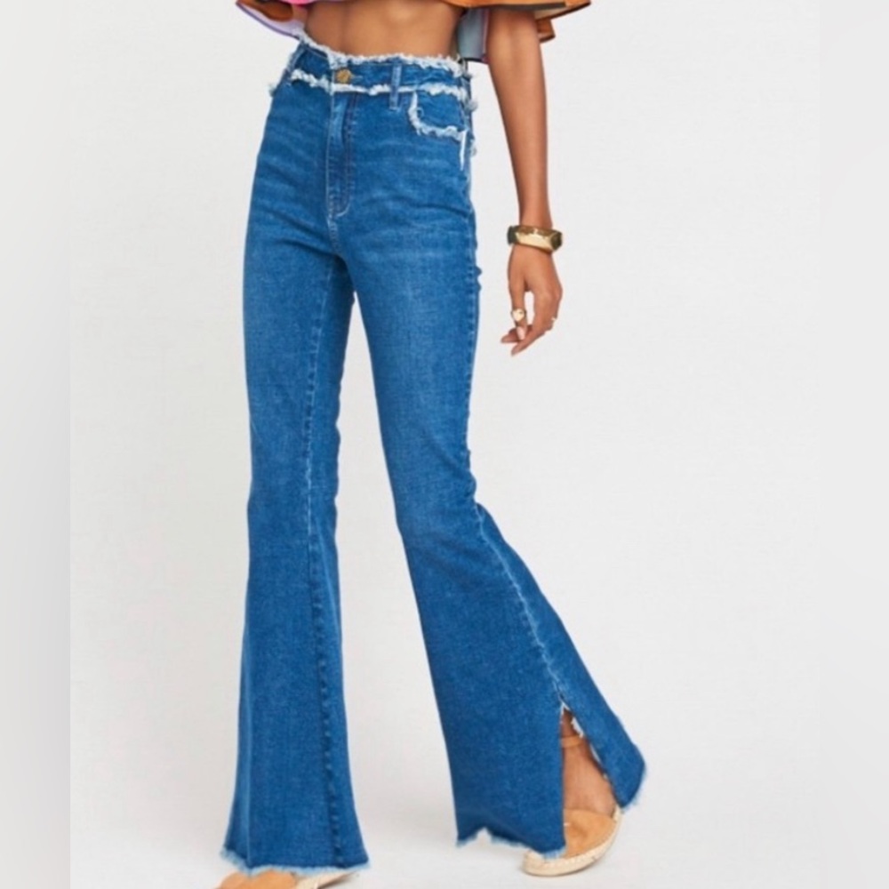 Show me your Mumu Austin Flares Jeans NWT